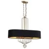 Grandeur 8-Light Aged Antique Brass Island Pendant Light with Onyx Velvet Shade by Metropolitan -BLACK DECKER store aged antique brass metropolitan chandeliers n7339 790 64 1000