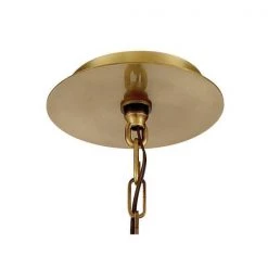 Prima Vista 6-Light Aged Antique Brass Cage Pendant to Semi-Flush Mount with Clear Acrylic Accents by Metropolitan -BLACK DECKER store aged antique brass metropolitan chandeliers n7355 790 1f 1000