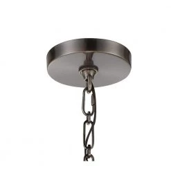 Grandeur 6-Light Aged Antique Nickel Drum Pendant with Twilight Blue Velvet Shade by Metropolitan -BLACK DECKER store aged antique nickel metropolitan chandeliers n7336 889 1f 1000
