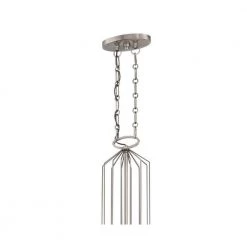 Grandeur 8-Light Aged Antique Nickel Island Pendant Light with Twilight Blue Velvet Shade by Metropolitan -BLACK DECKER store aged antique nickel metropolitan chandeliers n7339 889 4f 1000