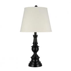 27 in. Black Table Lamp by Cresswell