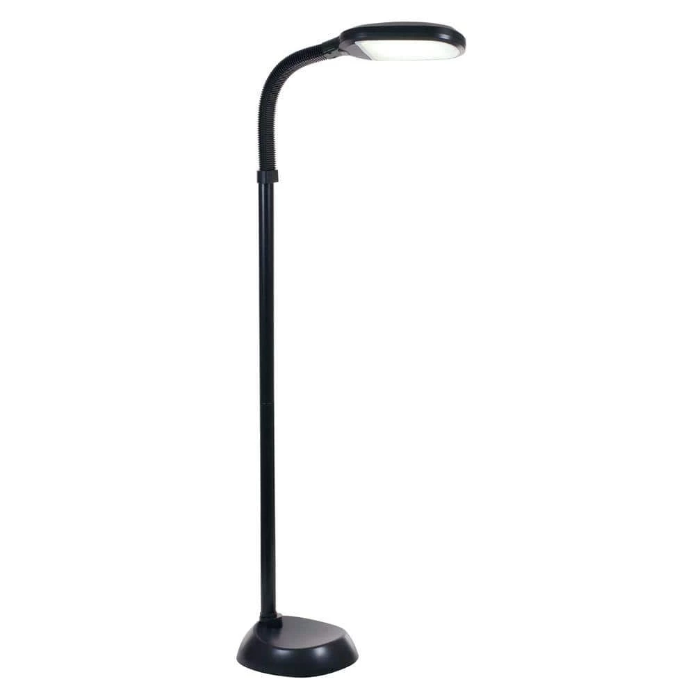 60 in. Black LED Sunlight Floor Lamp with Dimmer Switch by Lavish Home 3 60 in. Black LED Sunlight Floor Lamp with Dimmer Switch by Lavish Home