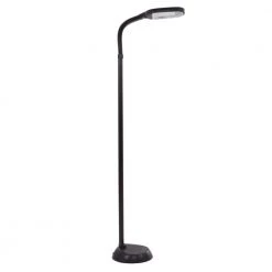 Deluxe Sunlight 72 in. Black Floor Lamp by Lavish Home