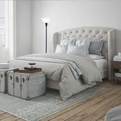 75.5 in. Black Metal Torchiere Floor Lamp with Frosted Glass Shade by Lavish Home -BLACK DECKER store black lavish home floor lamps hw1000029 4f 1000