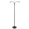 69 in. Black 3-Headed Floor Lamp with Adjustable Arms by Lavish Home