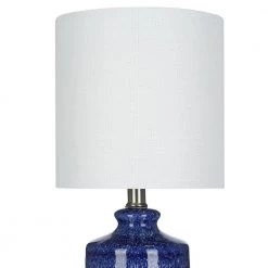 15 in. Blue Ceramic Accent Lamp by Cresswell -BLACK DECKER store blue cresswell table lamps bm1467 00 1f 1000