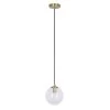 10.5 in. 1-Light Brass Mid-Century Modern Pendant with Clear Glass Shade by Cresswell 2 10.5 in. 1-Light Brass Mid-Century Modern Pendant with Clear Glass Shade by Cresswell -BLACK DECKER store brass cresswell pendant lights bm1931 01 64 1000