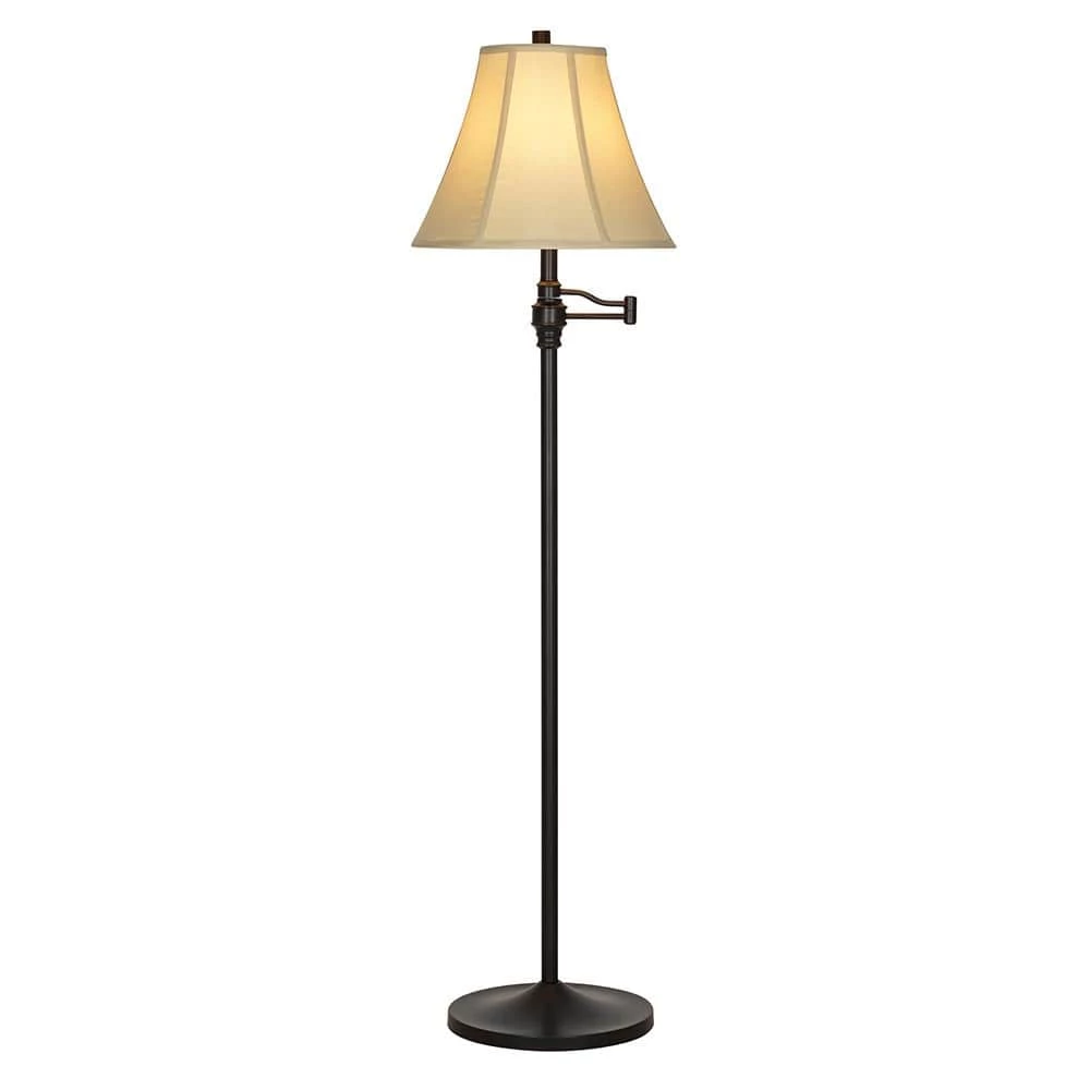 57.5 in. Bronze Swing Arm Floor Lamp by Cresswell 4 57.5 in. Bronze Swing Arm Floor Lamp by Cresswell - Image 2