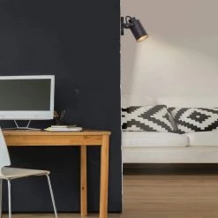 6.25 in. Oil Rubbed Bronze Spot Light by Cresswell -BLACK DECKER store bronze cresswell table lamps 18775 012 31 1000