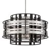 Presten 6-Light Brushed Nickel and Sand Coal Drum Pendant by Metropolitan 1 Presten 6-Light Brushed Nickel and Sand Coal Drum Pendant by Metropolitan -BLACK DECKER store brushed nickel and sand coal metropolitan chandeliers n7986 420 64 1000