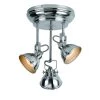 15.35 in. 3-Light Brushed Nickel Ceiling Light with Track Heads by Cresswell -BLACK DECKER store brushed nickel cresswell track lighting heads 16325 000 64 1000
