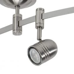 8 ft. Brushed Nickel 5-Light LED Flex Track Lighting Kit with Metal Shades by Cresswell -BLACK DECKER store brushed nickel cresswell track lighting kits bm1579 01 fa 1000