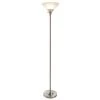 75.5 in. Brushed Silver Metal Torchiere Floor Lamp with Marbleized Glass Shade by Lavish Home 1 75.5 in. Brushed Silver Metal Torchiere Floor Lamp with Marbleized Glass Shade by Lavish Home -BLACK DECKER store brushed silver lavish home floor lamps hw1000031 64 1000