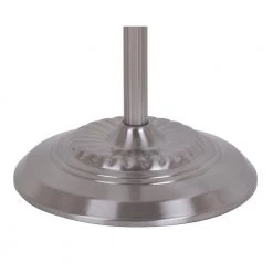 14.5 in. Silver Banker's Desk Lamp with White Shade by Cresswell -BLACK DECKER store chrome cresswell table lamps 17466 016 4f 1000