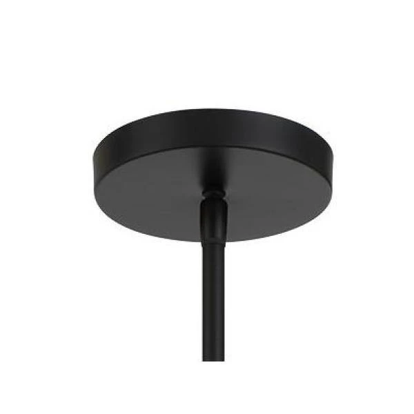 Soho 4-Light Coal and Soft Brass Cage Pendant to Flush Mount with Clear Glass Shade by Metropolitan 6 Soho 4-Light Coal and Soft Brass Cage Pendant to Flush Mount with Clear Glass Shade by Metropolitan - Image 4