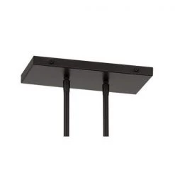 Soho 6-Light Coal and Soft Brass Island Chandelier with Clear Glass Shades by Metropolitan -BLACK DECKER store coal and soft brass metropolitan chandeliers n7819 726 4f 1000