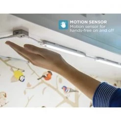 9 in. LED Cool White 4000K, Dimmable, 5-Bar Under Cabinet Lights Kit with Hands-Free On/Off (Tool-Free Plug-in Install) by BLACK+DECKER -BLACK DECKER store cool white 5 bar kit black decker under cabinet lights leduc9 5ck 4f 1000