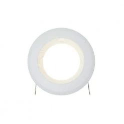 5-6 in. White Integrated LED Retrofit Recessed Kit includes Backup Battery by Cresswell -BLACK DECKER store cresswell recessed lighting kits 20565 000 1f 1000