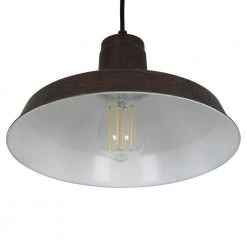 1-Light Dark Bronze Farmhouse Pendant by Cresswell -BLACK DECKER store dark bronze cresswell chandeliers bm1547 01 1f 1000