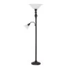 70 in. Dark Bronze Transitional Floor Lamp with LED Bulb Included by Cresswell -BLACK DECKER store dark bronze cresswell floor lamps 22317 000 64 1000