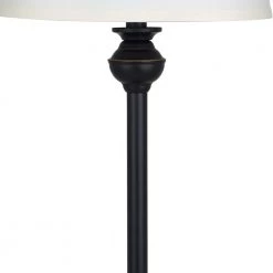 27.50 in. Dark Bronze Transitional Table Lamp with Shade and LED Bulb Included by Cresswell -BLACK DECKER store dark bronze cresswell table lamps 22329 000 44 1000