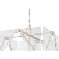 Brenton Cove 6-Light Gold Mist Gold Leaf Pendant with Clear Acrylic Shade by Metropolitan -BLACK DECKER store gold mist gold leaf metropolitan chandeliers n7767 683 4f 1000