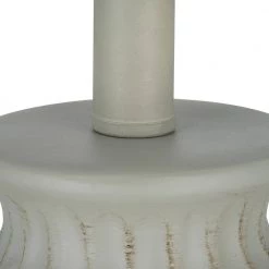 24.5 in. Grey Transitional Table Lamp with Shade and LED Bulb Included by Cresswell -BLACK DECKER store grey cresswell table lamps 23028 001 44 1000