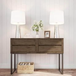 26 in. Hammered Metal Table Lamps (Set of 2) by Lavish Home -BLACK DECKER store lavish home lamp sets hw1000038 4f 1000