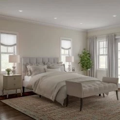 26.25 in. Double Gourd Ceramic Milky White LED Table Lamps with Ivory Shades (Set of 2) by Lavish Home -BLACK DECKER store lavish home lamp sets hw1000066 44 1000