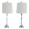 23 in. Faceted Crystal Ball Lamp Set (2-Piece) by Lavish Home -BLACK DECKER store lavish home lamp sets m100012 64 1000