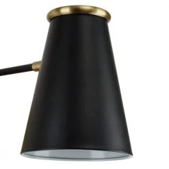12.875 in. Matte Black and Antique Brass Modern Wall Sconce by Cresswell 10 12.875 in. Matte Black and Antique Brass Modern Wall Sconce by Cresswell -BLACK DECKER store matte black antique brass accents cresswell wall sconces bm1571 01 1f 1000