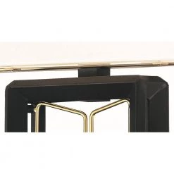 Sable Point 12.75 in. 1-Light LED Sand Black Wall Scone with Honey Gold Accents by Metropolitan -BLACK DECKER store sand black metropolitan vanity lighting n7850 707 l 4f 1000