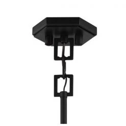 Painesdale 6-Light Sand Coal and Polished Nickel Cage Pendant with Clear Pressed Glass Accents by Metropolitan -BLACK DECKER store sand coal and polished nickel metropolitan chandeliers n7545 729 4f 1000