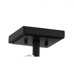 Painesdale 16.25 in. 4-Light Sand Coal and Polished Nickel Semi-Flush Mount with Clear Pressed Glass Accents by Metropolitan -BLACK DECKER store sand coal and polished nickel metropolitan flush mount lights n7544 729 4f 1000