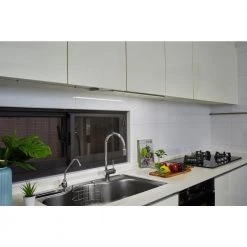 24 in. LED Voice-Enabled Smart Under Cabinet Lighting Kit, 1-Bar Adjustable White Light by BLACK+DECKER 17 24 in. LED Voice-Enabled Smart Under Cabinet Lighting Kit, 1-Bar Adjustable White Light by BLACK+DECKER -BLACK DECKER store silver black decker under cabinet lights leduc24 1cct ack 31 1000