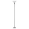 70.75 in. Silver Torchiere Floor Lamp with Plastic Shade by Cresswell -BLACK DECKER store silver cresswell floor lamps 20641 000 64 1000