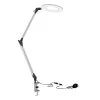 17.5 in. Metal Silver Swing Arm Architect LED Task Lamp with Ring Light by Lavish Home -BLACK DECKER store silver lavish home desk lamps hw1000079 64 1000