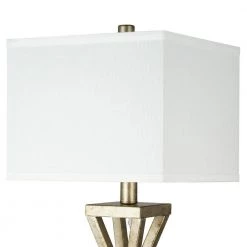 22.5 in. Silver Leaf Transitional Table Lamp by Cresswell -BLACK DECKER store silver leaf cresswell table lamps bm1558 01 1f 1000