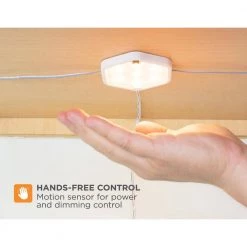 LED Warm White Puck Light Kit (3-Pack) by BLACK+DECKER -BLACK DECKER store white black decker puck lights leduc puck 3wk 4f 1000