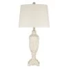 28 in. White Rustic Farmhouse Table Lamp by Cresswell -BLACK DECKER store white cresswell table lamps bm1573 01 64 1000